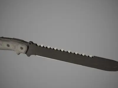 Knife Steel Eagle 111AHP Low-poly 3D model