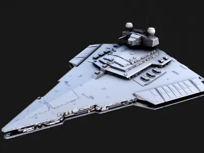 Victory 1 Class Star Destroyer - Star Wars 3D model