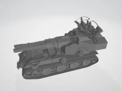 Blitztrager auf E 220 SCALE 1-35 3D print model