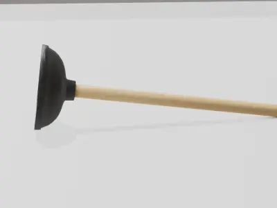 Toilet Plunger Free 3D model
