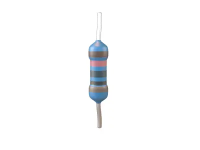 Resistors v1 002 Low-poly 3D model