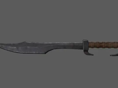 sword Low-poly 3D model