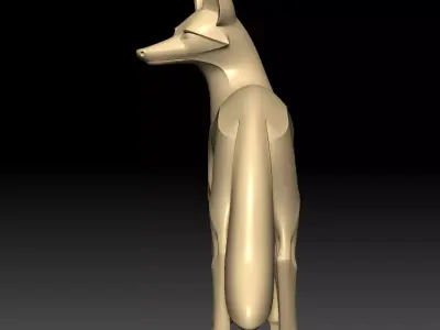 The Fox 3D model