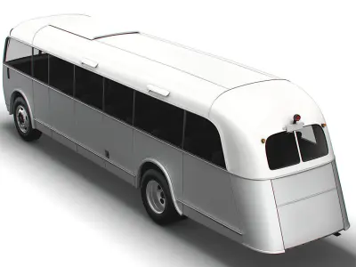 Generic Old Bus 3D model