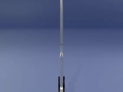 Tactical Combat Punch dagger Game Ready Low Poly Weapon 3D Model Low-poly 3D model