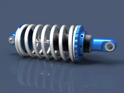 Suspensions suspension spring 3D model