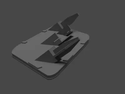 Audi Q3 Headlight washer cap 3D model