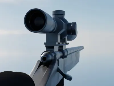 pubg mobile  gun 3D model 3D model