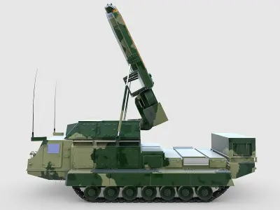 Antey 2501 Low-poly 3D model