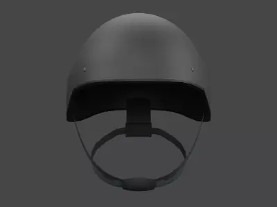 Ballistic Helmet Free low-poly 3D model