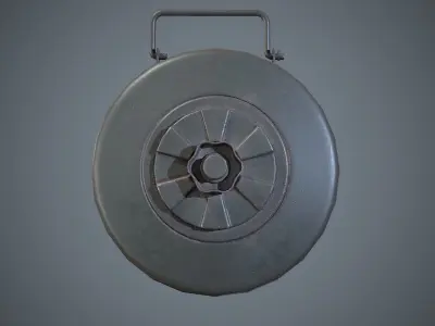 Mine German WW2 Low-poly 3D model