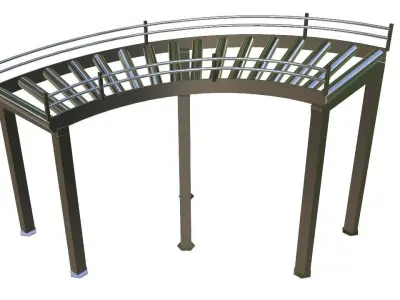 Arc Conveyor Low-poly 3D model