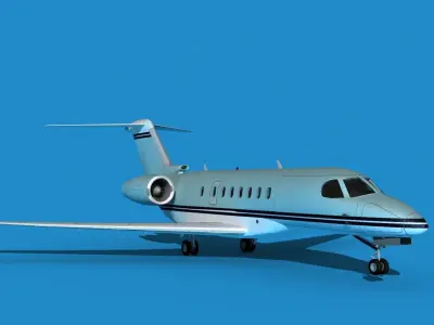 Cessna Citation C700 Longitude V07 3D model