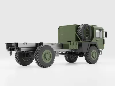 Man Kat1 3D Model - 4x4 Truck 3D model