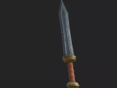 sword Gladius Free low-poly 3D model