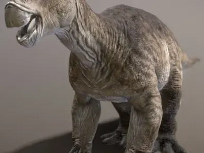 Iguanodon Low-poly 3D model