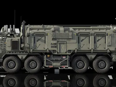 military cyber track 3D model