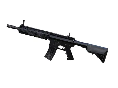 M4A1 Carbine Low-poly 3D model