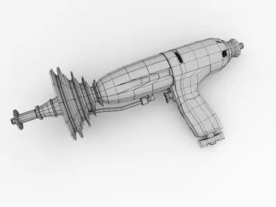 Retro Raygun 3D model