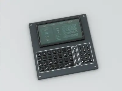 Sci-Fi Dashboard Builder 3D model