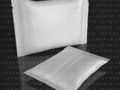 Center Seal Pouch Packaging 3D model