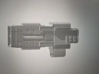 wrist mounted volkite 3D model