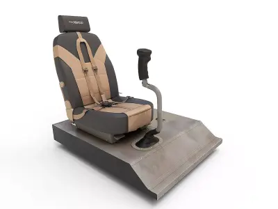Pilot Seat 3D model
