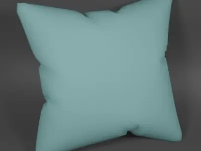 pillow for creating an interior Free low-poly 3D model