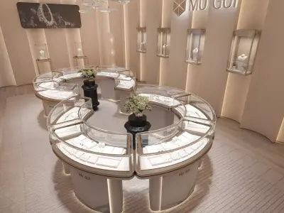 jewelry store Low-poly 3D model