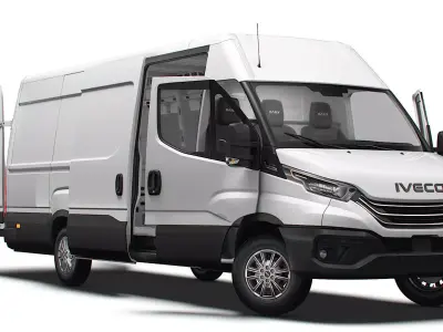 Iveco Daily Van L4H2 HQ Interior 2025 3D model