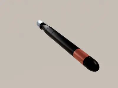 Black Shark heavy weight torpedo 3D model