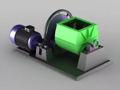 machine industry industrial equipment manufacture production 3D model