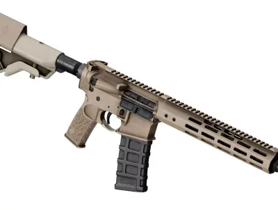 NOVESKE IRREGULAR DEFENSE CHAINSAW RIFLE Low-poly 3D model