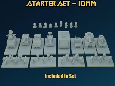 Star Army Starter Set 10mm 3D print model