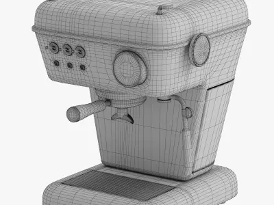 Coffee machine 3D model 6