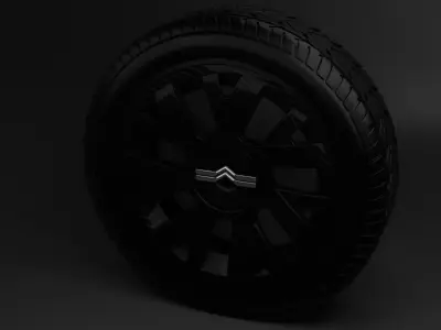 Citroen C4 2005 Wheel 3D model