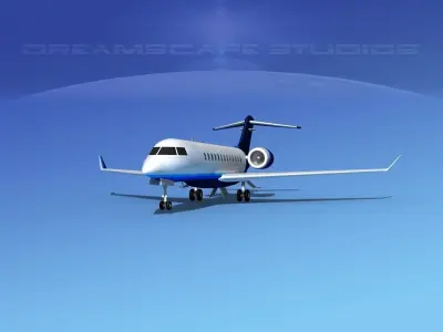 Bombardier Global Express 6000 V16 3D model