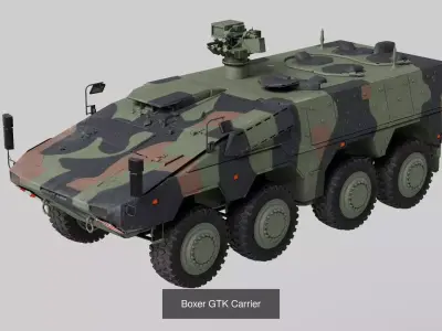 British Royal Military Equipment Sets 3D Model Collection