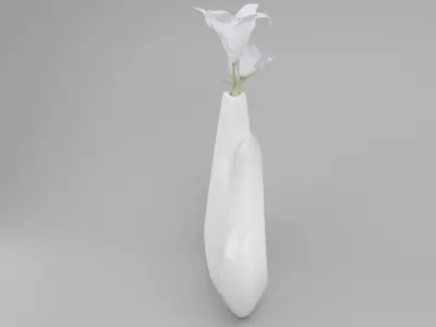 Omicron Decoration Vase Free low-poly 3D model