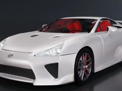Lexus Lfa Free 3D model