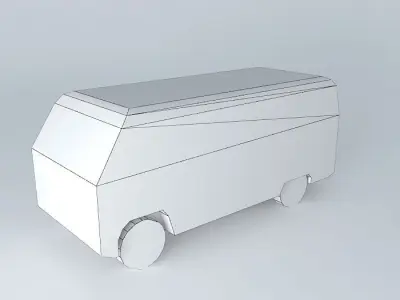 Old van ERAZ Armenia Free 3D model