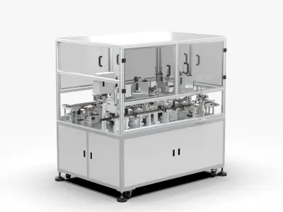 Automatic Pressure Sensitive Ring Machine 3D model