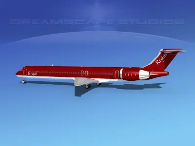 McDonnell Douglas MD83 Regal 3D model