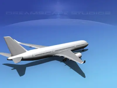 Airbus A350-900 SS 3D model