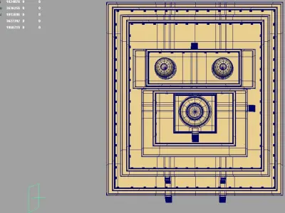 Hanging Gardens of Babylon 3D model