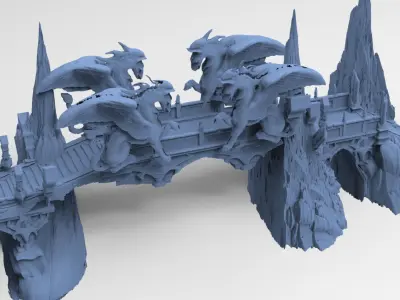 Perseus Medusa Bridge 3D model