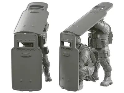 Riot Shields 3D print model