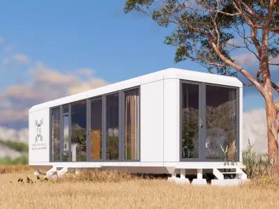 Capsule House Commercial Space Airship Pod 3D model