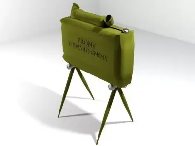 Landmine side Attack Claymoremine 3D model