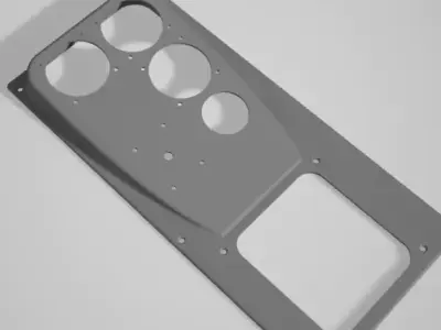 Side panel of the King Air C90 3D print model